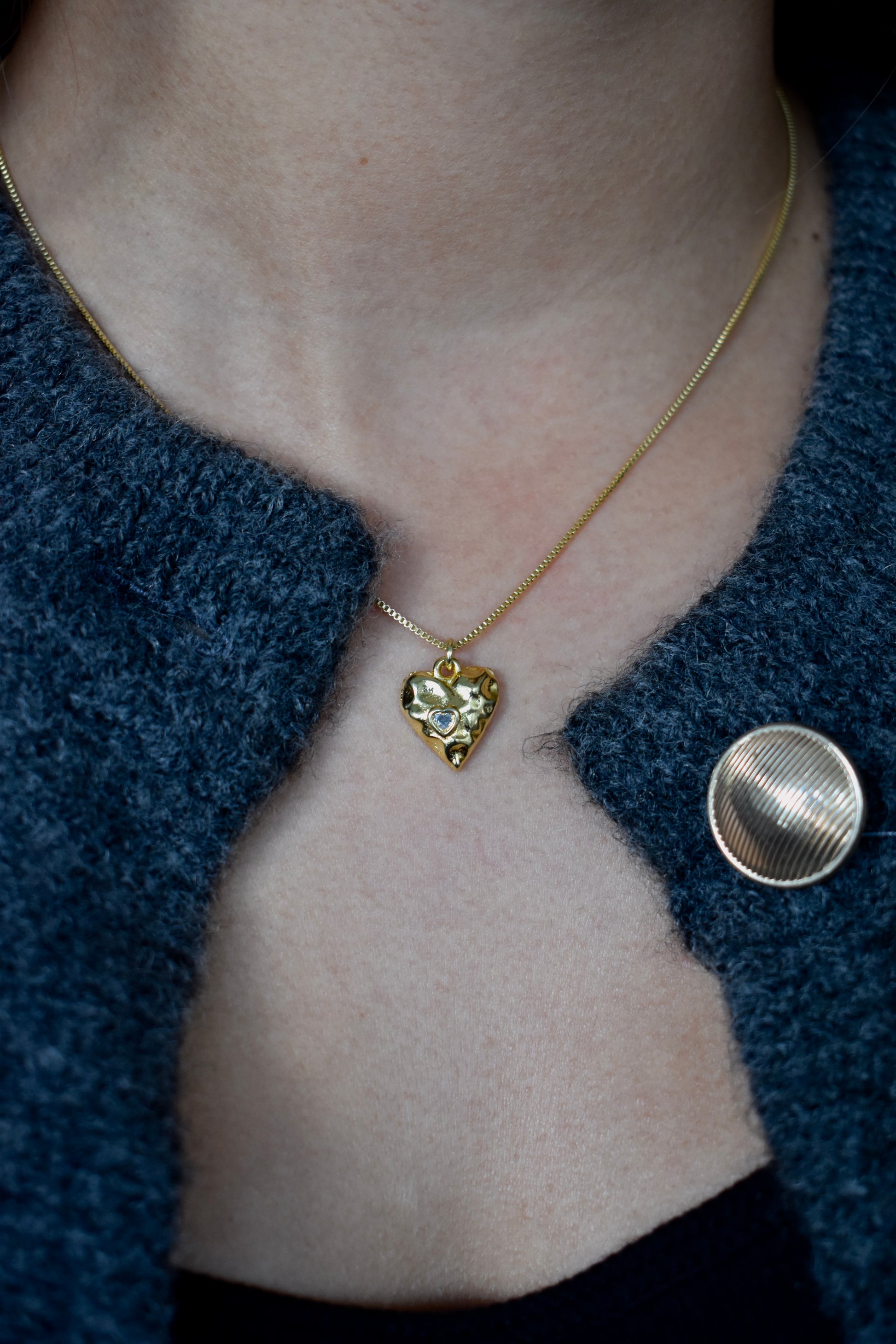 Collar Corazón Radiante
