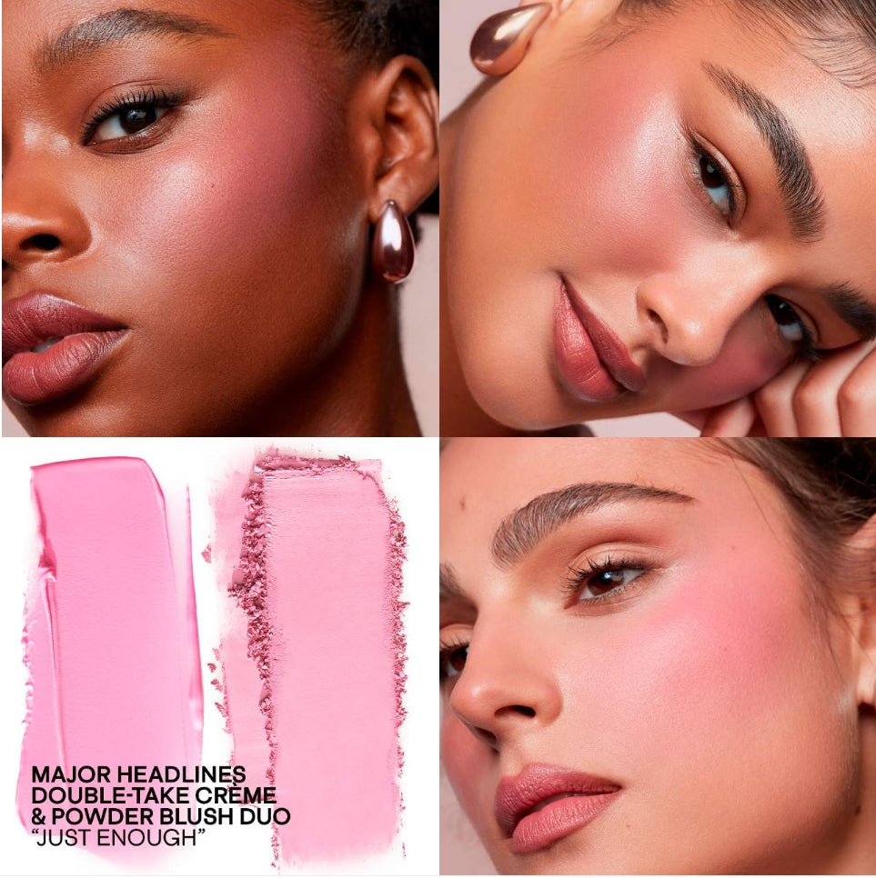 Major Headlines Double-Take Crème & Powder Blush Duo - Just Enough