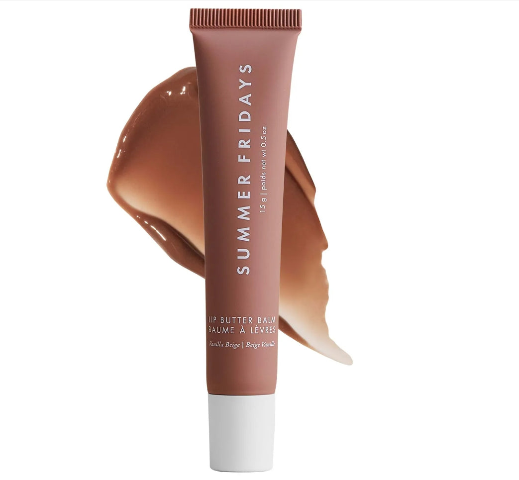 Lip Butter Balm for Hydration & Shine - Vanilla Beige