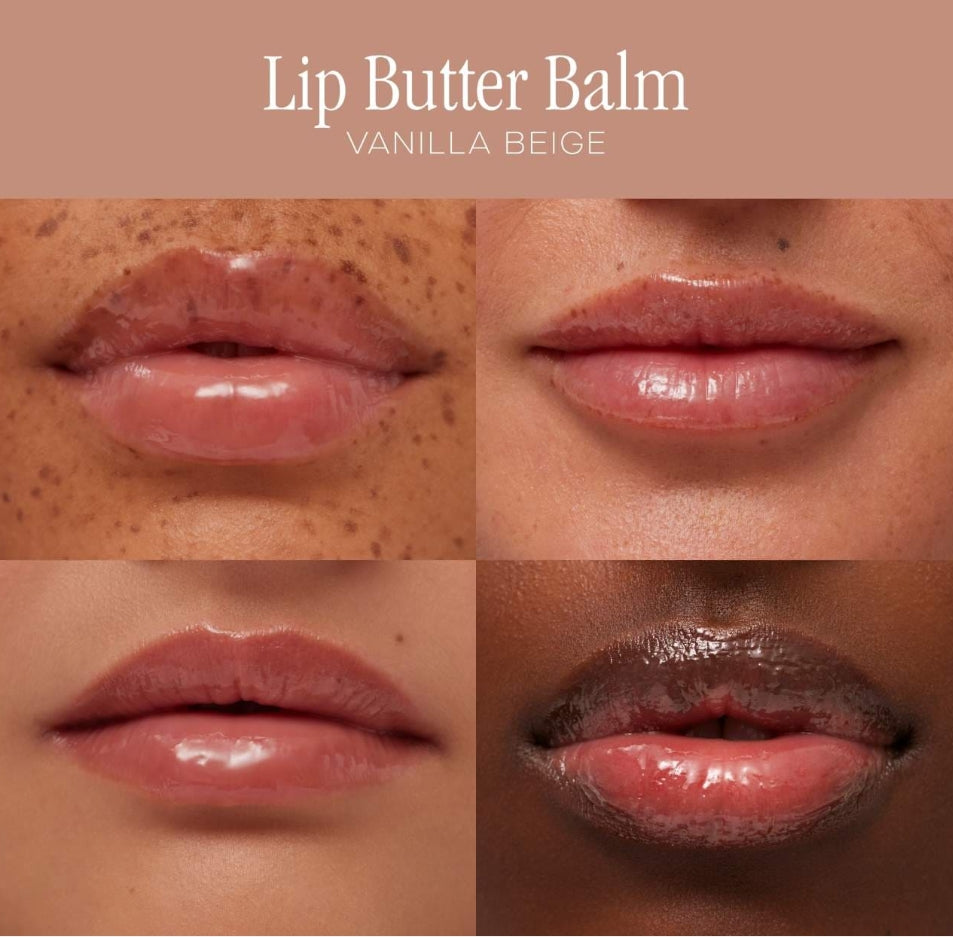 Lip Butter Balm for Hydration & Shine - Vanilla Beige
