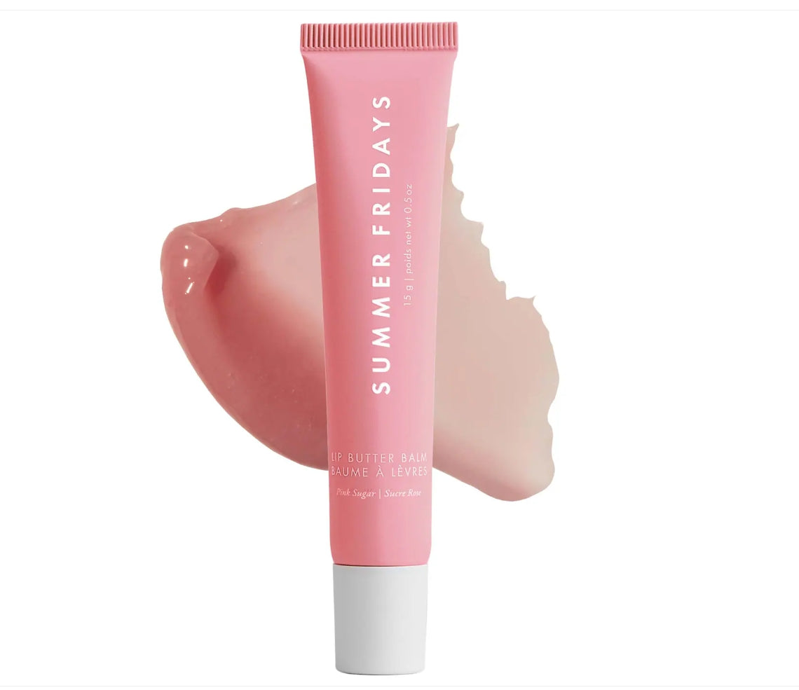 Lip Butter Balm for Hydration & Shine- Pink Sugar